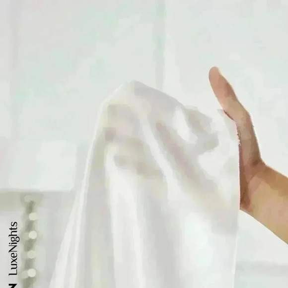 Shein LuxeNights Women's Floral Printed Lace Patchwork Pajama Set - Picture 6 of 7